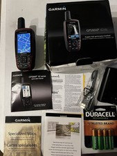 Garmin GPSmap 62stc Handheld Navigator w/ Digital Camera Hiking All Original