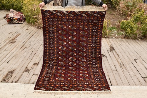 Tapis turkmène x68 - tapis,