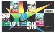 Belgique Bloc 133 EXPO 58 **