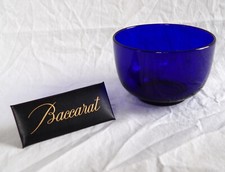 Bol / ramequin - cristal de Baccarat bleu cobalt