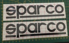 Lot De 2 STICKERS SPARCO Noir