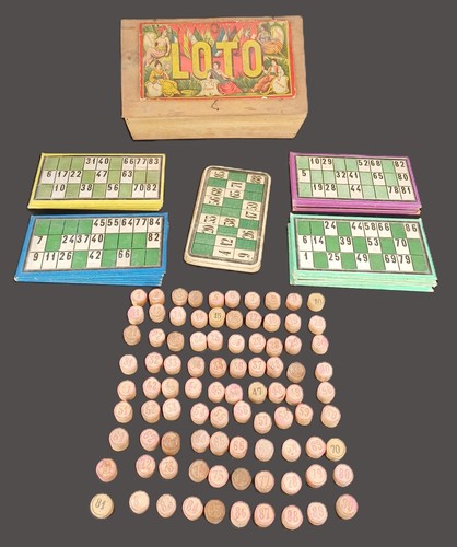 Jeu loto traditionnel avec - loto,