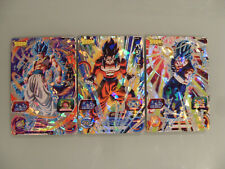 Super Dragon Ball Heroes Set Complet SBPSJ 3 Cartes Promo Gogéta Végetto DBH DBZ