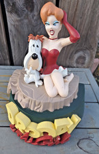 Rare 1998 Tex Avery Statue, Droopy and Girl Demons Wonders Figurine