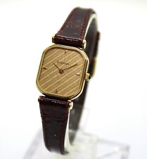 Montre en Quartz Eterna 13342582 IN Acier avec Bracelet en Cuir Marron