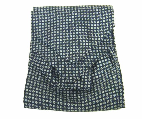 Ascot soie homme bleu - ascot,