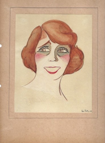 Mistinguett aquarelle