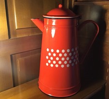Grande cafetière émaillée