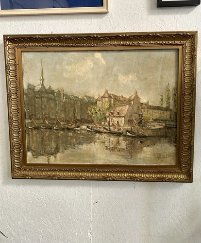Huile sur toile 1970 - toile,