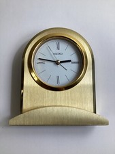 Pendulette Seiko Dorée 