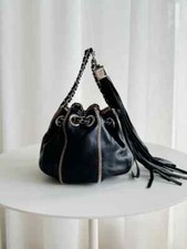 CHANEL 2003-2004 Reversible Mini Sac Cordon with Tassel