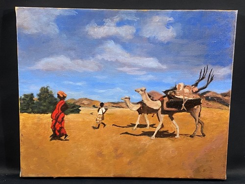 Tableau orientaliste xxe - orientaliste,