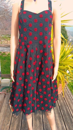 Robe gothique rockabilly noire