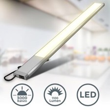 Réglette barre LED sous meuble 10W IP20 lampe d'armoire cuisine atelier 57,5cm 