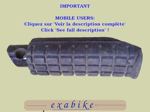 Repose pied arriere droit pour - droit,