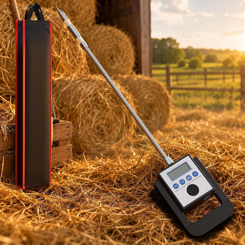Hay bale moisture tester - hay,