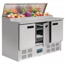 Comptoir inox réfrigéré de