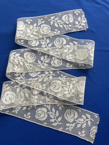 Ancienne dentelle fin filet - ancienne,