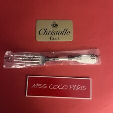 CHRISTOFLE FR VERSAILLES TABLE FORK 20.5CM SILVER METAL NEW FIRM BLISTER;