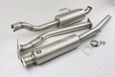 Ligne Inox Echappement Clio 2 RS 172 Sport 2L II Catback GT Perf 60mm + Decata