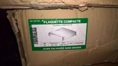 Plaquette metallique - de, 50