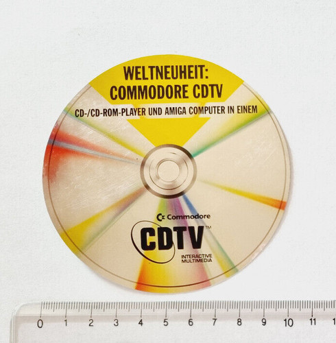 Cdtv commodore autocollant - cdtv,