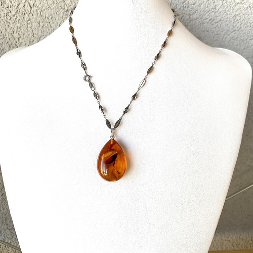 Superbe pendentif ambre - pendentif, en
