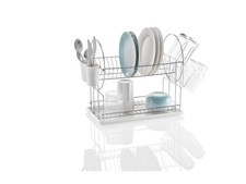 Livarno Home 1 égouttoir vaisselles à 2 niveaux avec paniers à couverts