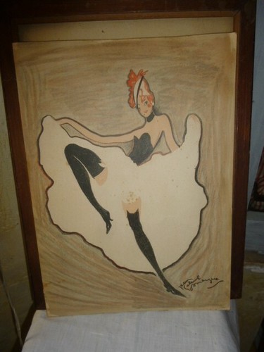 Dessin signé jean gabriel - signé,