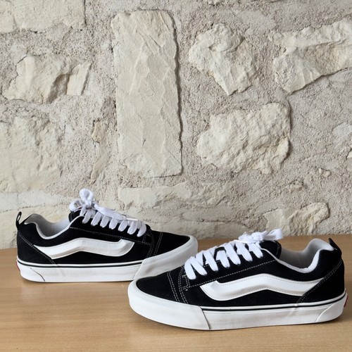 Vans knu skool noir blanc - noir,