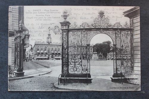Antique postcard nancy place - -,