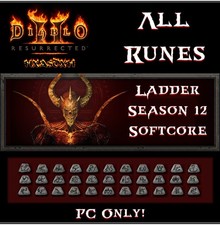 ✨Diablo 2 Resurrected✨All Runes✨Jah & Ber & Lo✨D2R Ladder✨Season 12✨PC Only✨