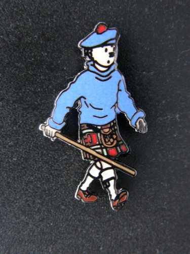 Pin tintin ile - pin's,
