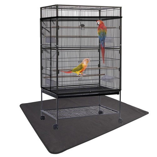 Tapis cage oiseaux fond - à,