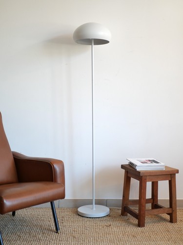 Lampadaire champignon blanc