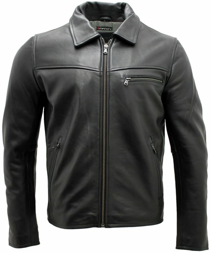 Veste cuir noir intelligent - veste,