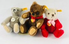 Steiff lot de 3 x animaux ours