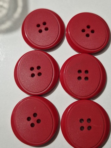 Gros boutons rouge - boutons, 28