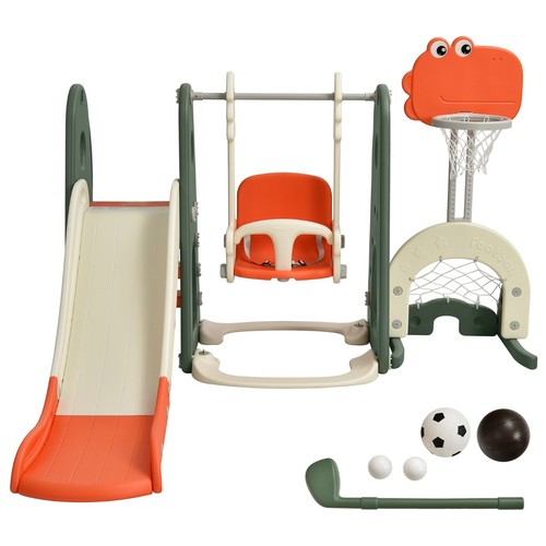 Toboggan balançoire - toboggan, :