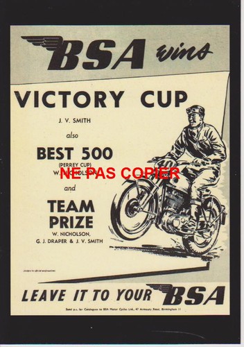 Carte postale moto - -,
