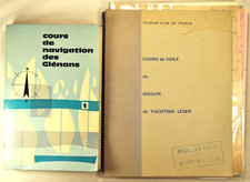 COURS NAVIGATION GLENANS VOILE YACHTING TOURING CLUB COLORIE+NOTES DARNE MARINE