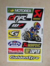 Sticker sheet sticker Makita Motorex Akrapovic WP taper race motorsport tuning