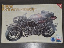 Maquette ESCI ERTL BMW R-75 with Sidecar 6003 1/9 Static model kit NEUF NEW