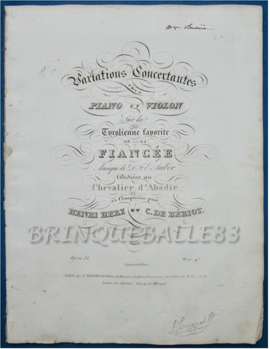 Opéra aubert fiancée - la,