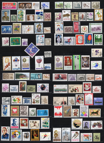 Lot timbres pologne polska - -,