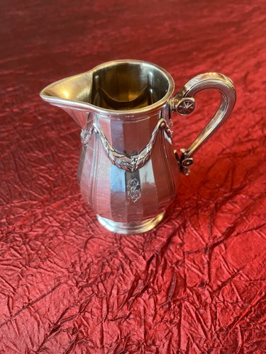 Pot lait métal argenté - à,
