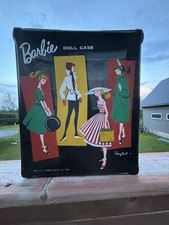 Valise Barbie Vintage 1961 ! Noir De Marque Mattel ! Super Condition !!