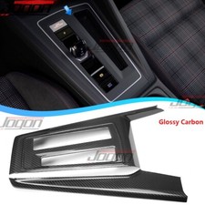Real Carbon For VW GOLF 8 MK8 GTI Golf R Line 21+ Console Gear Shift Panel Trim