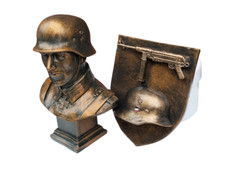 Buste Soldat Allemand + Blason