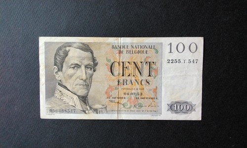 Billet 100fr belge leopold - 100fr,